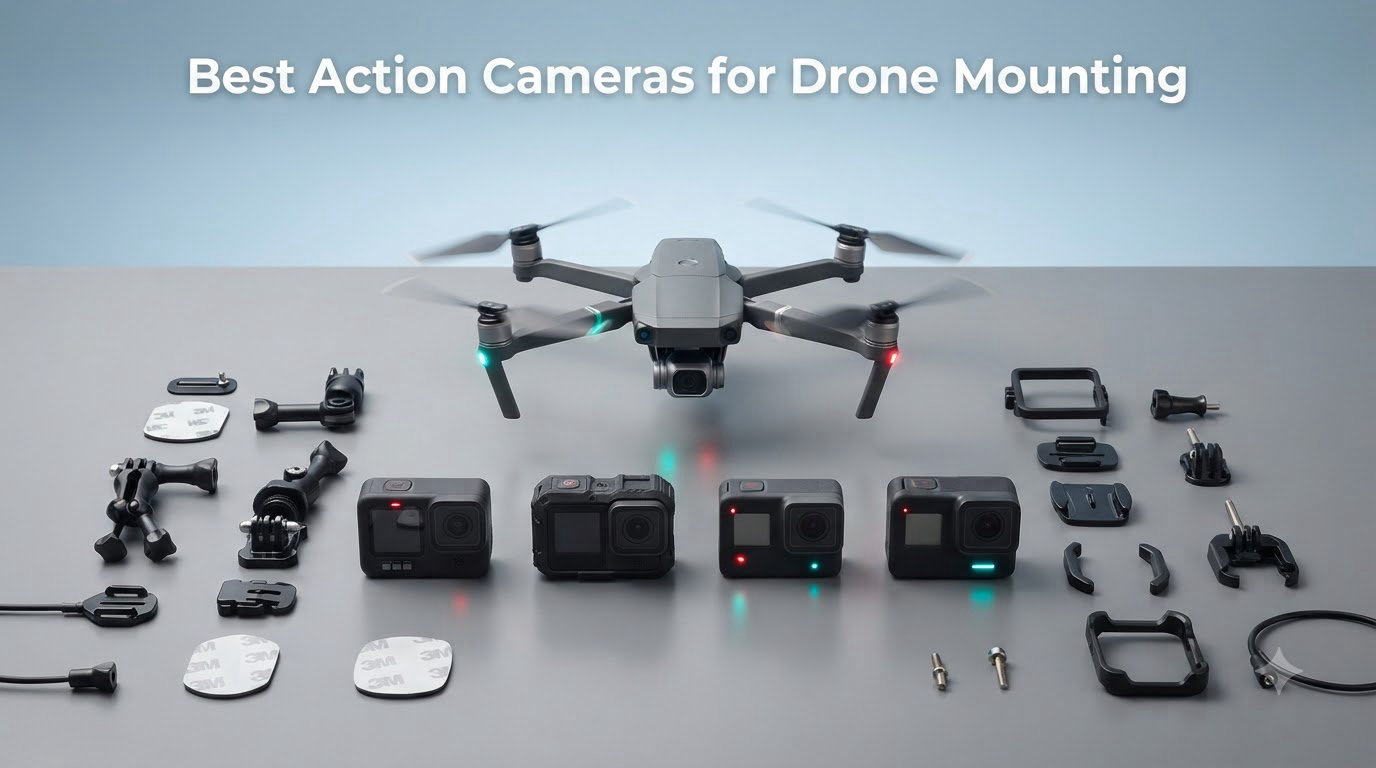 Best Action Cameras for Drone Mounting