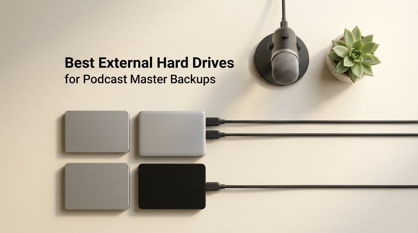 Best External Hard Drives for Podcast Master Backups