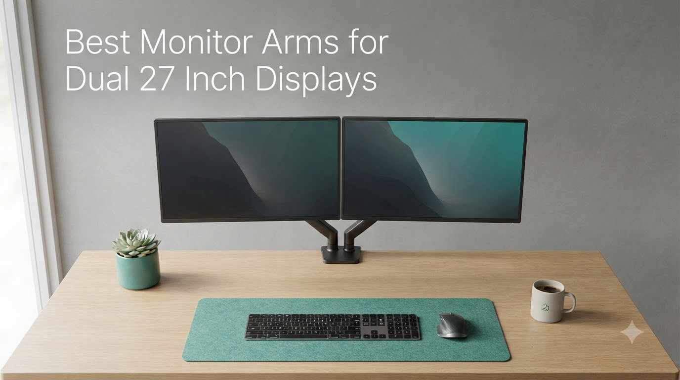Best Monitor Arms for Dual 27 Inch Displays
