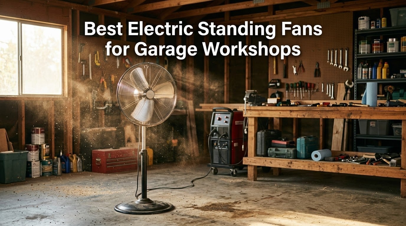 Best Electric Standing Fans for Garage Workshops