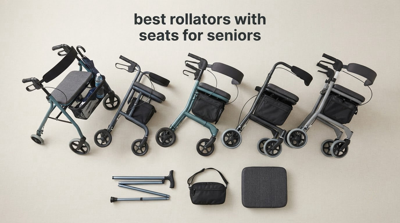 best rollators with seats for seniors