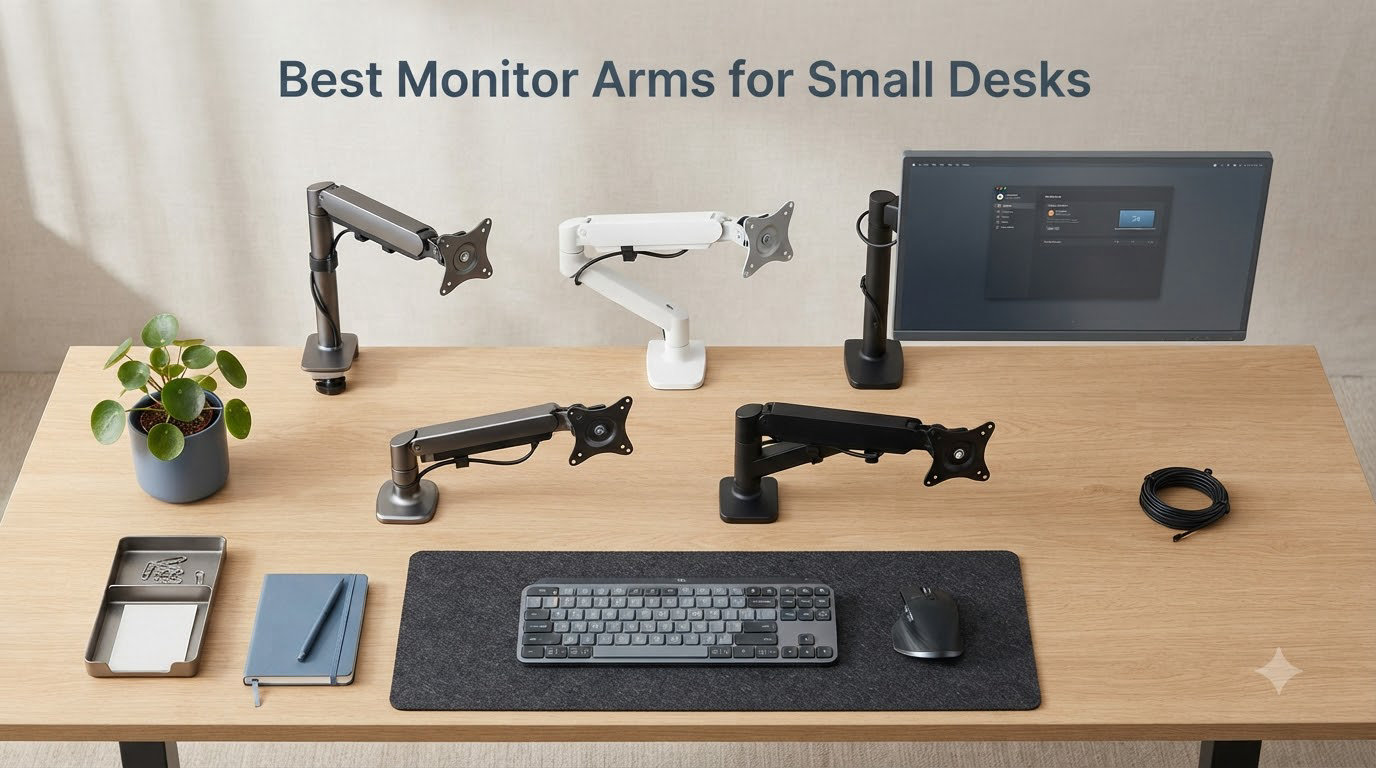 Best Monitor Arms for Small Desks
