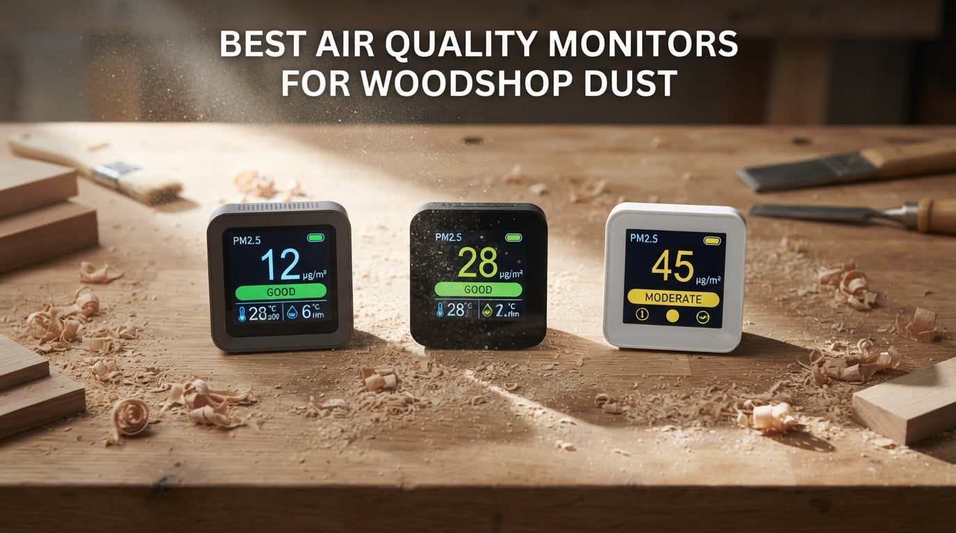Best Air Quality Monitors for Woodshop Dust