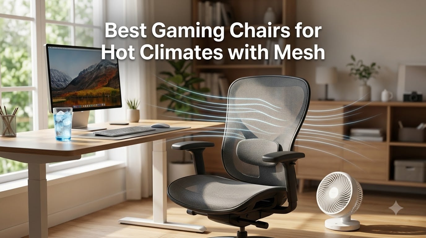 Best Gaming Chairs for Hot Climates with Mesh