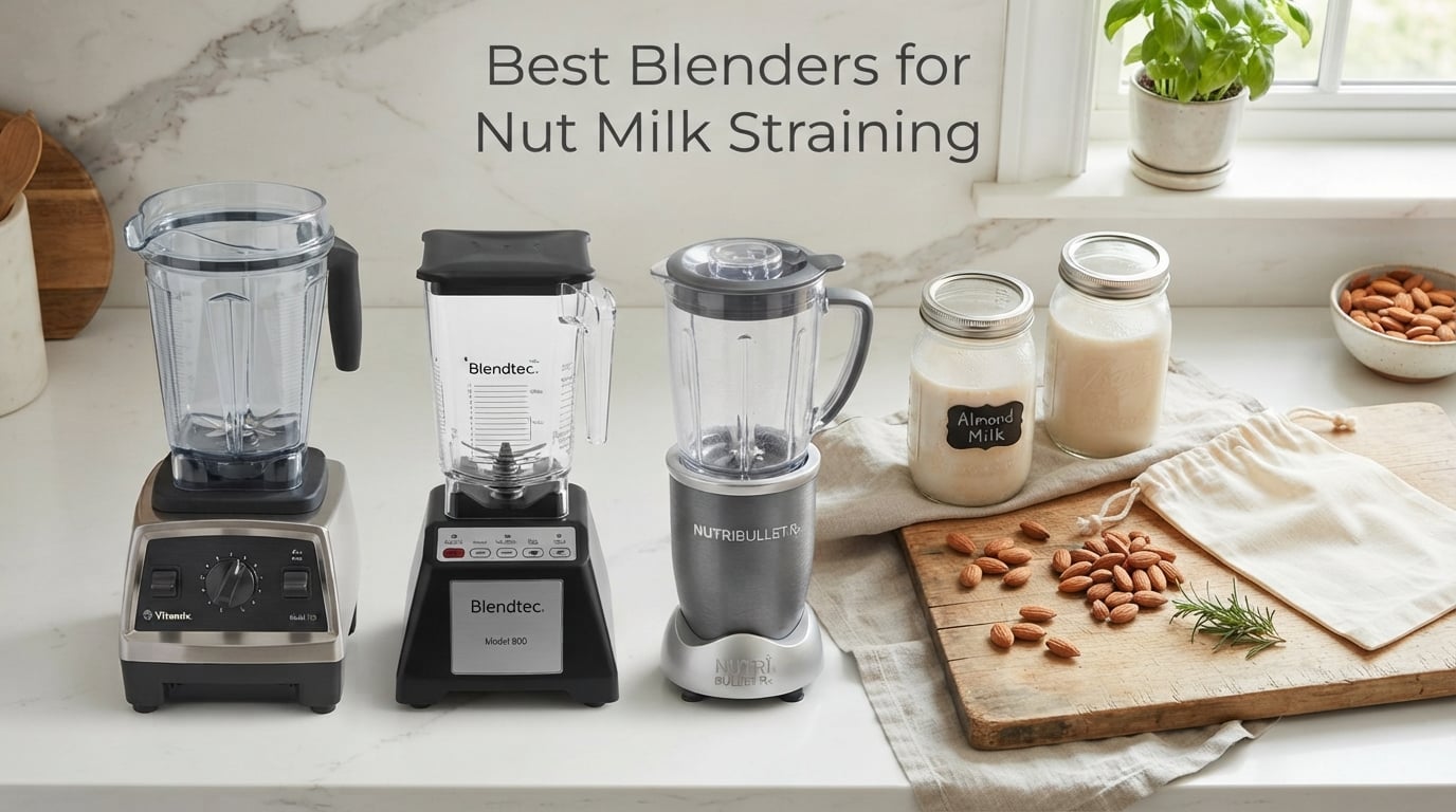 Best Blenders for Nut Milk Straining