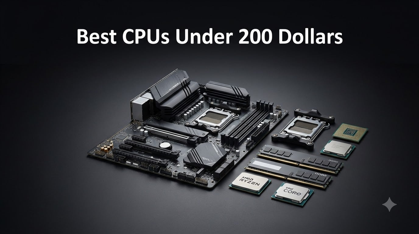 Best CPUs Under 200 Dollars