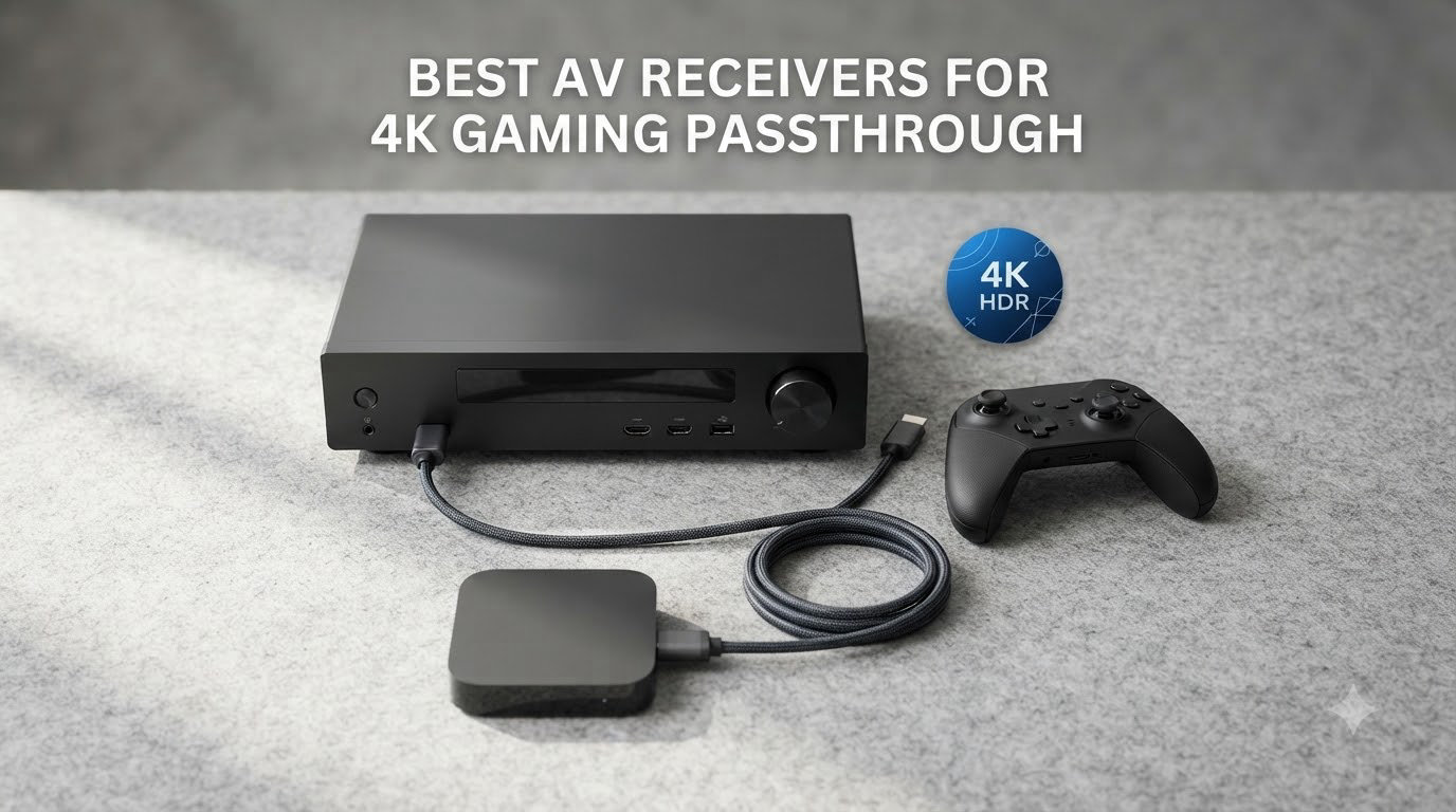 Best AV Receivers for 4K Gaming Passthrough