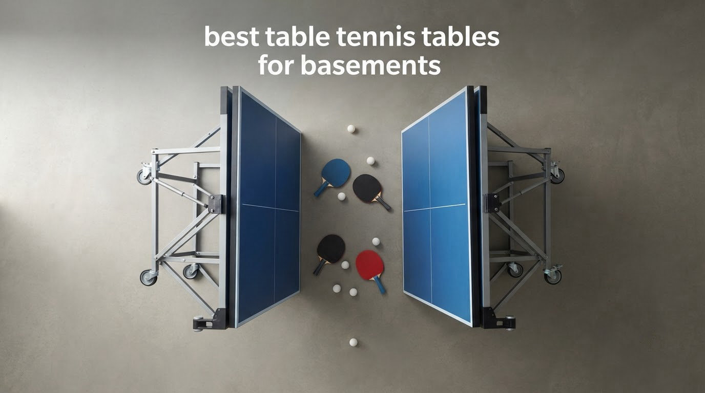 best table tennis tables for basements