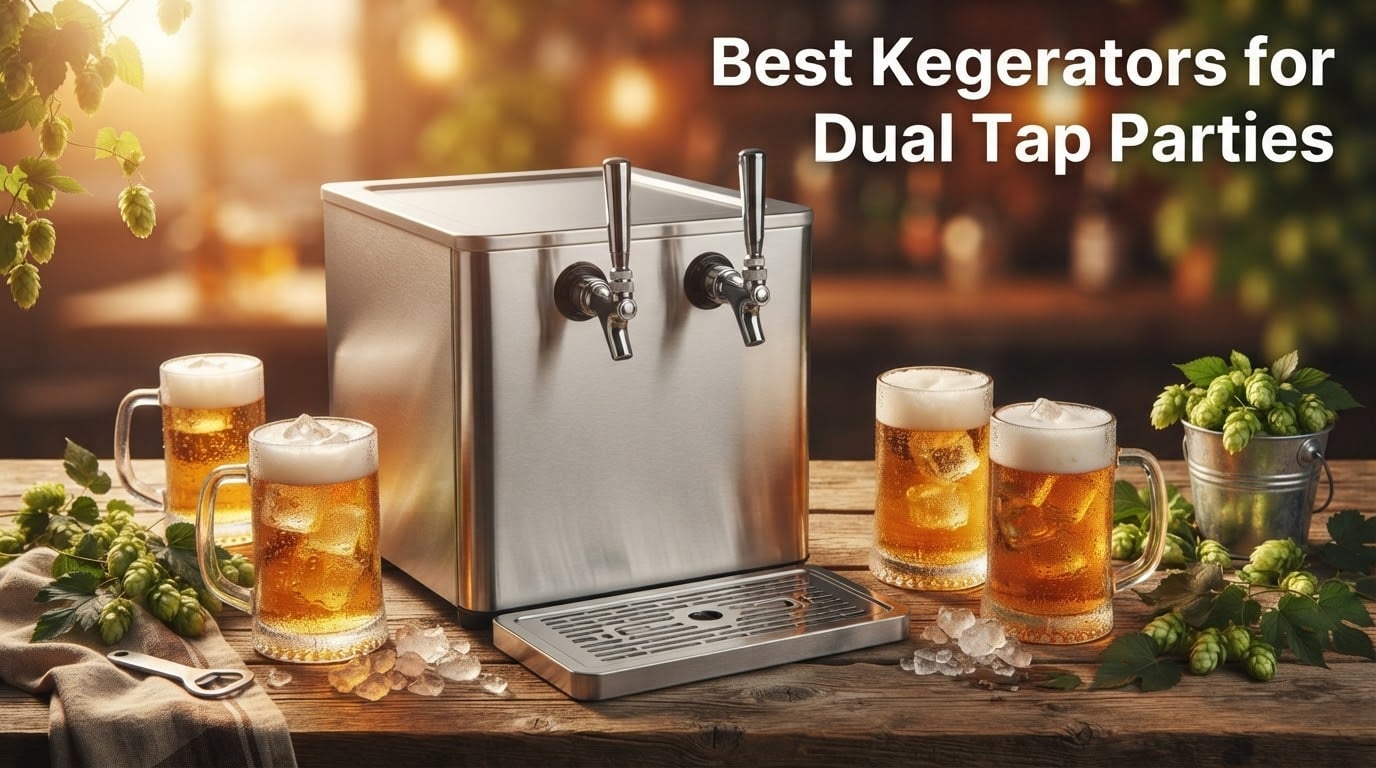 Best Kegerators for Dual Tap Parties