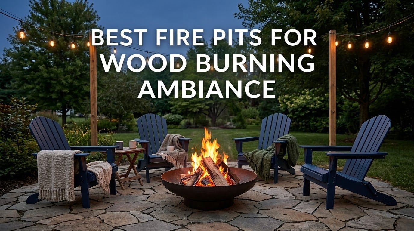 Best Fire Pits for Wood Burning Ambiance