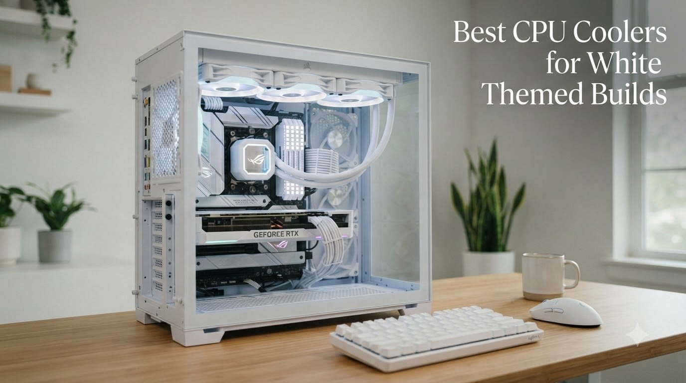 Best CPU Coolers for White Themed Builds