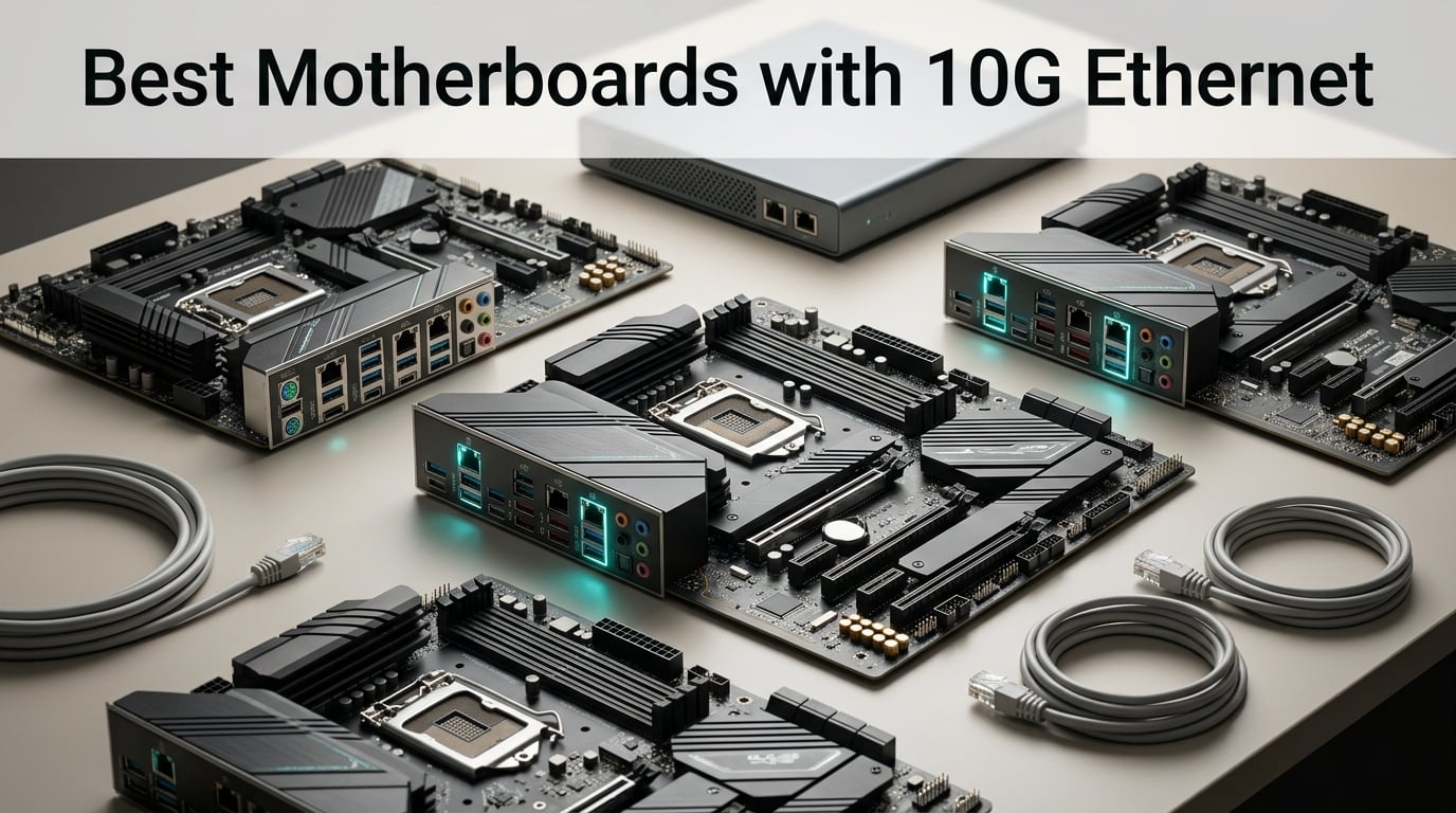 Best Motherboards with 10G Ethernet