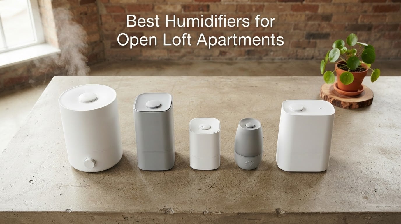 Best Humidifiers for Open Loft Apartments