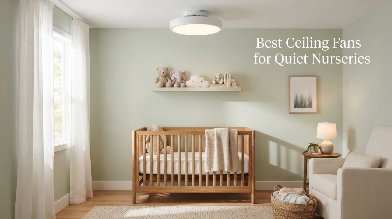 Best Ceiling Fans for Quiet Nurseries