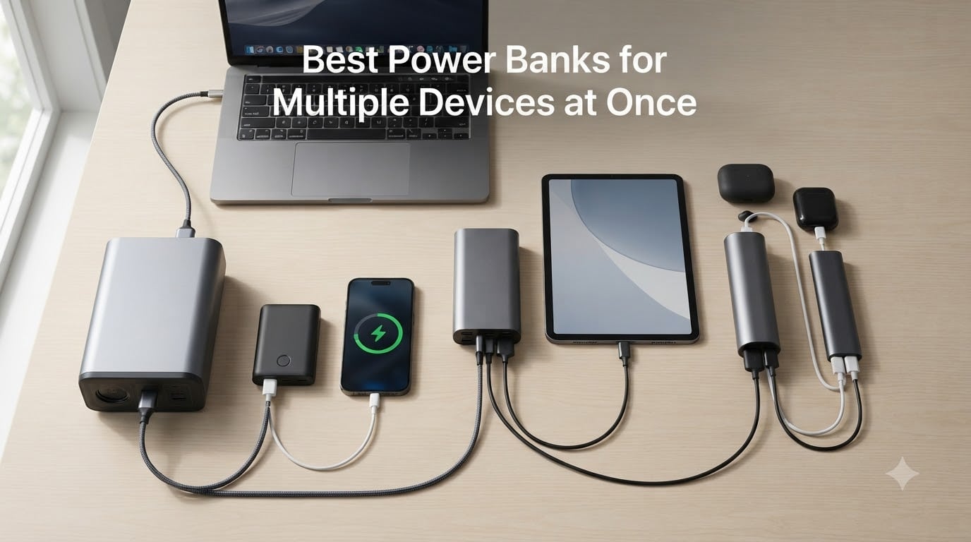 Best Power Banks for Multiple Devices at Once