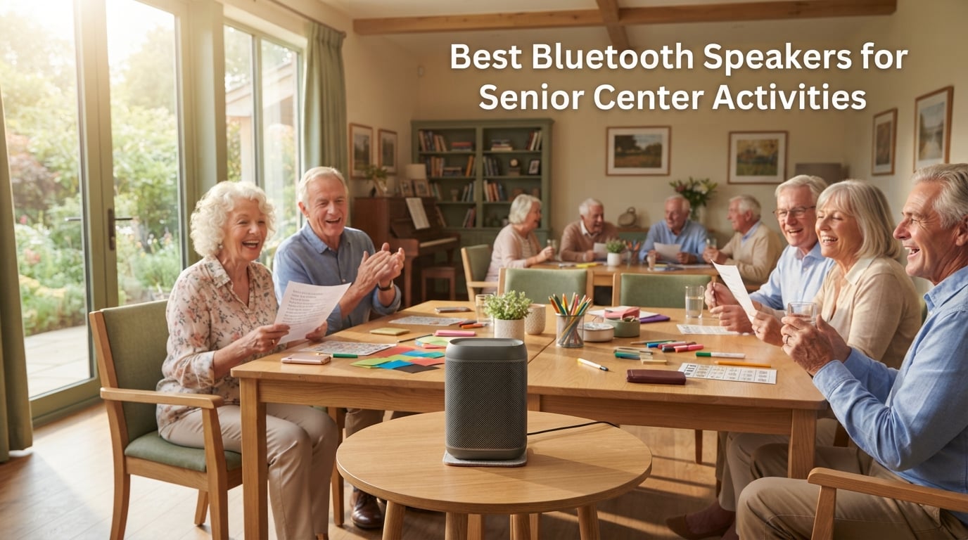 Best Bluetooth Speakers for Senior Center Activities
