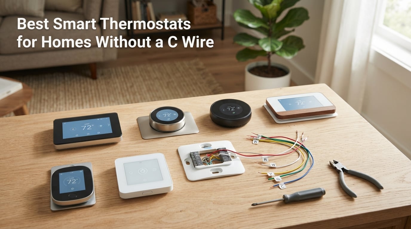 Best Smart Thermostats for Homes Without a C Wire