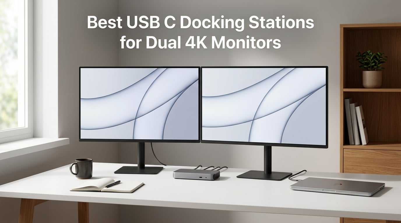 Best USB C Docking Stations for Dual 4K Monitors
