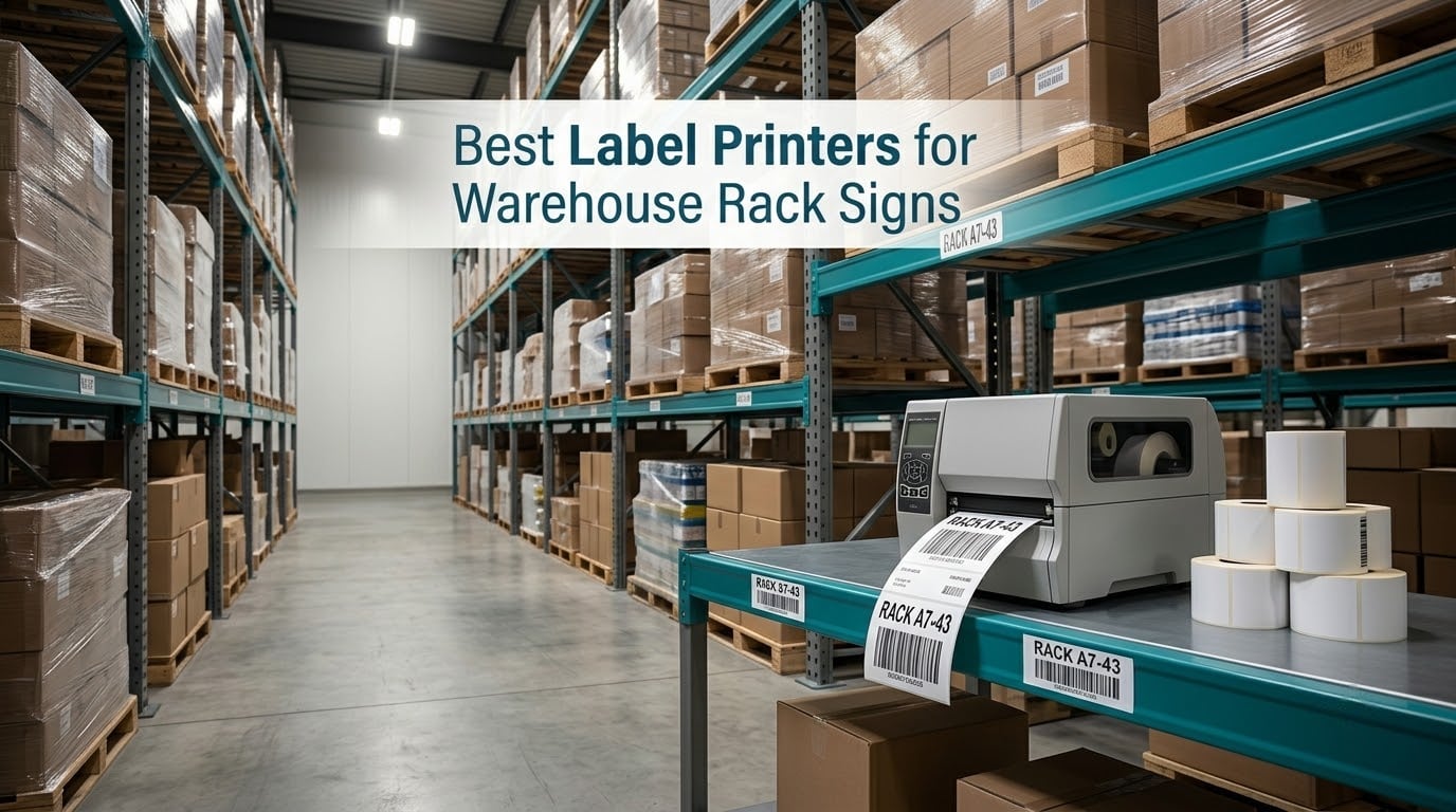 Best Label Printers for Warehouse Rack Signs