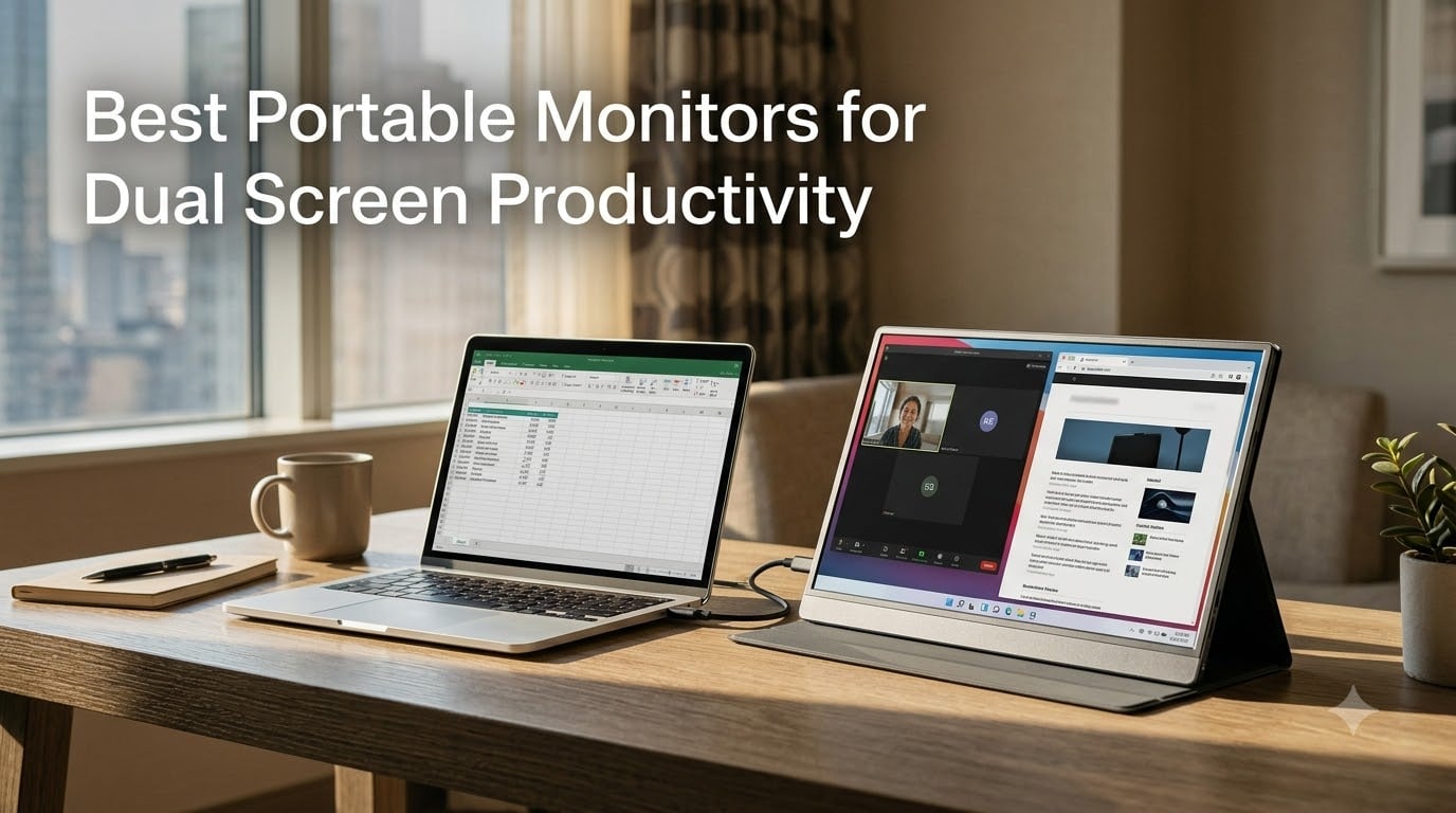 Best Portable Monitors for Dual Screen Productivity