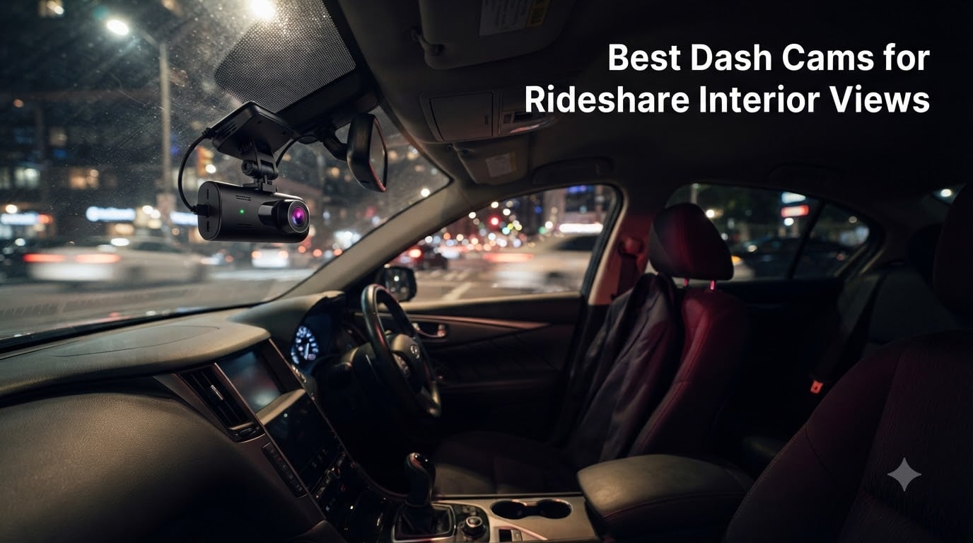 Best Dash Cams for Rideshare Interior Views