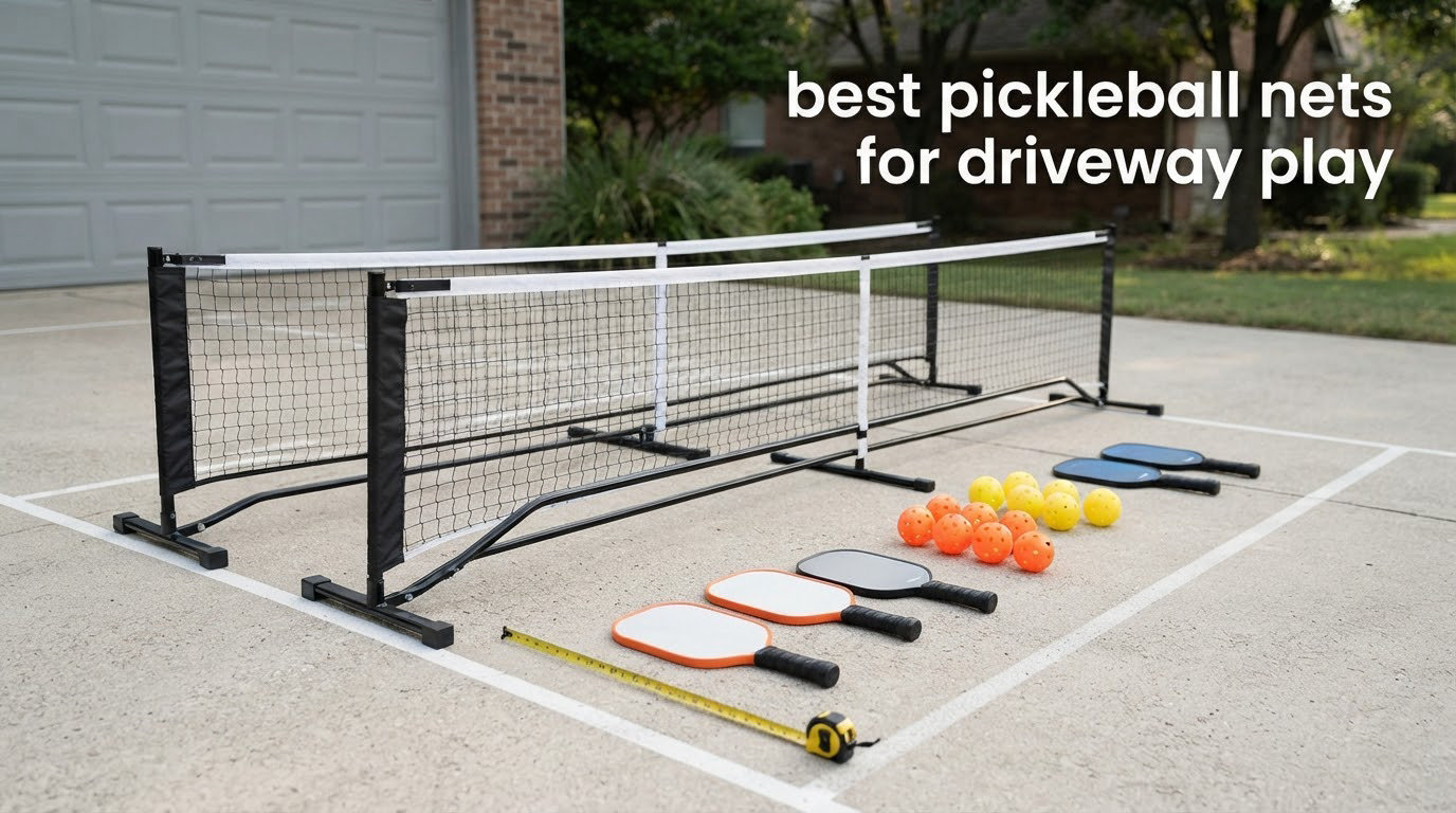 best pickleball nets for driveway play