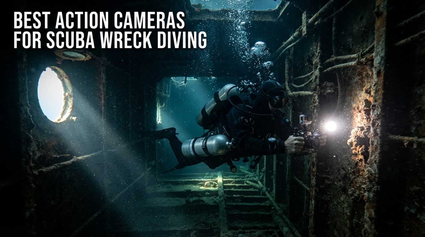 Best Action Cameras for Scuba Wreck Diving
