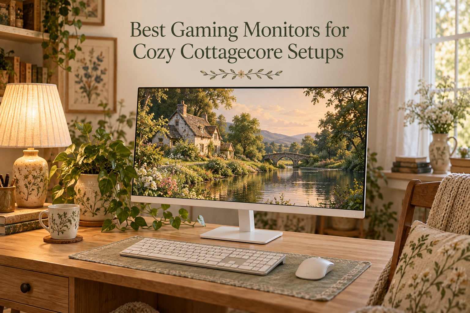 Best Gaming Monitors for Cozy Cottagecore Setups