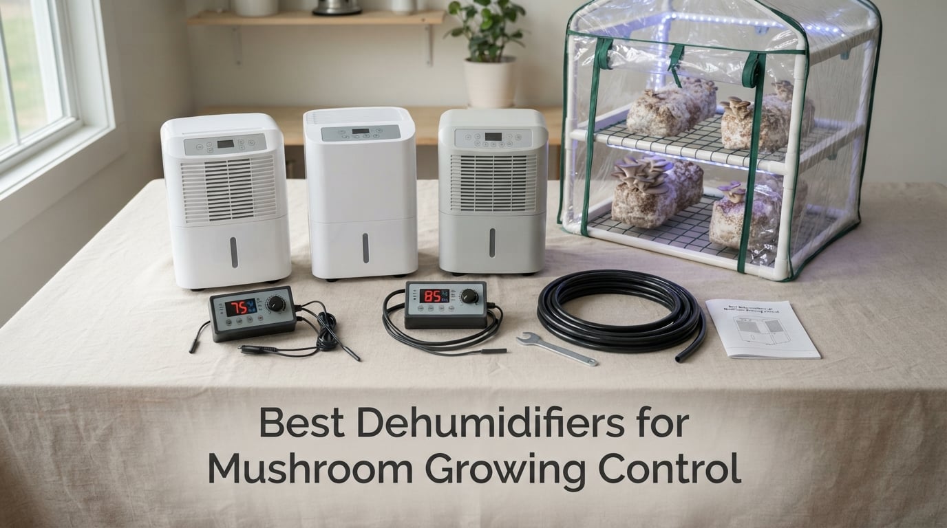 Best Dehumidifiers for Mushroom Growing Control