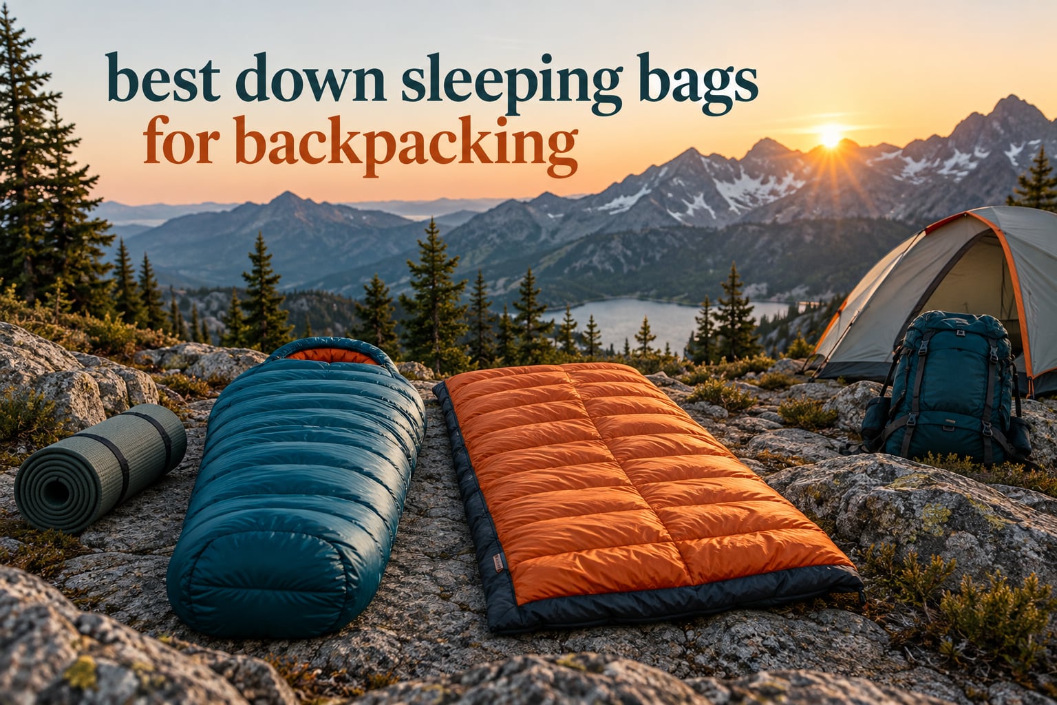 best down sleeping bags for backpacking