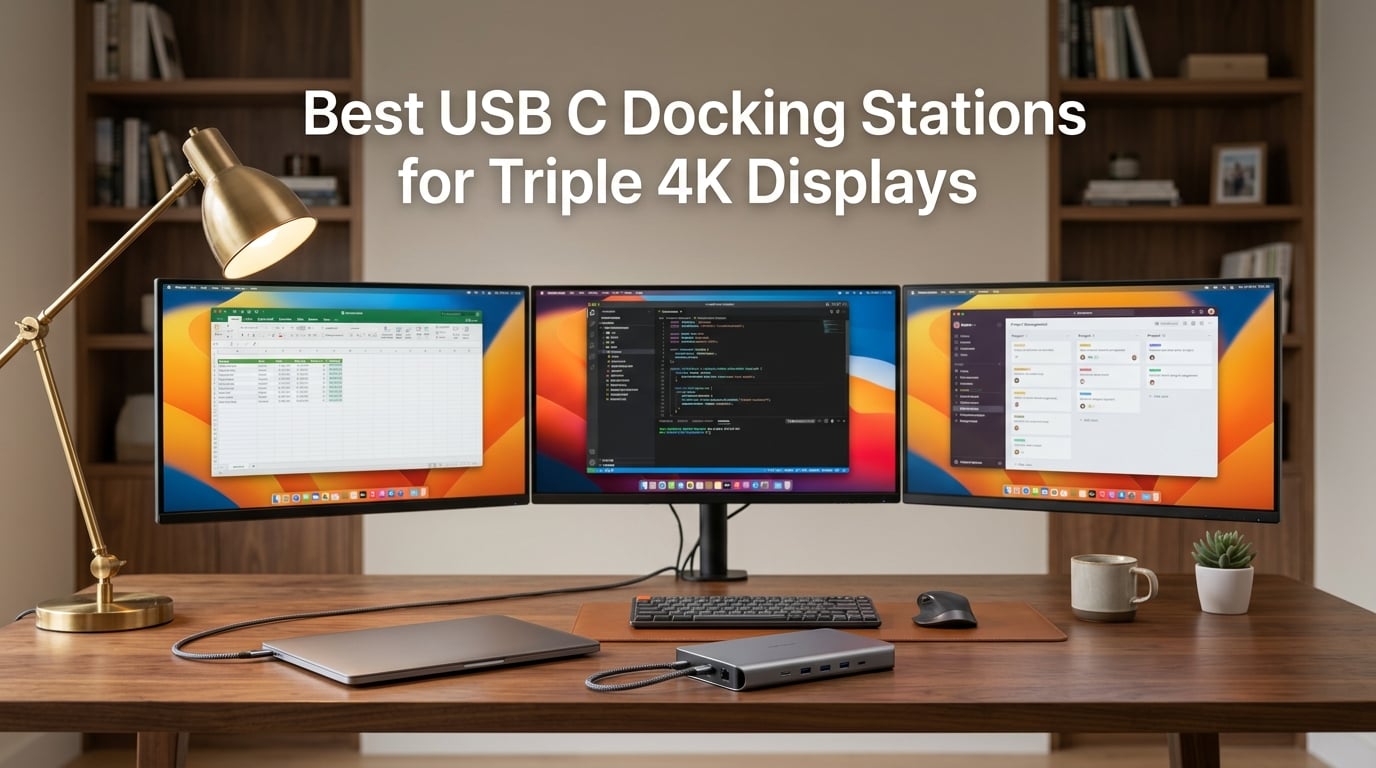 Best USB C Docking Stations for Triple 4K Displays