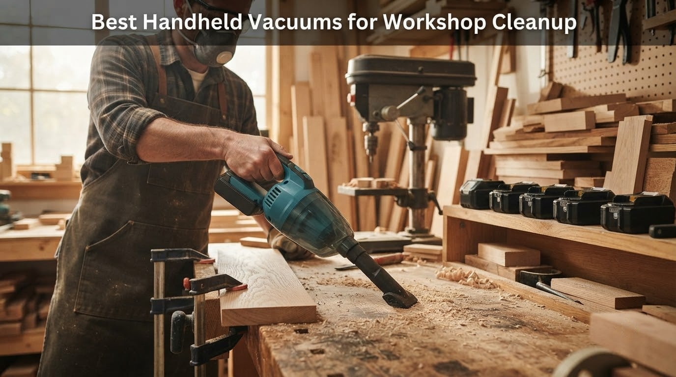 Best Handheld Vacuums for Workshop Cleanup