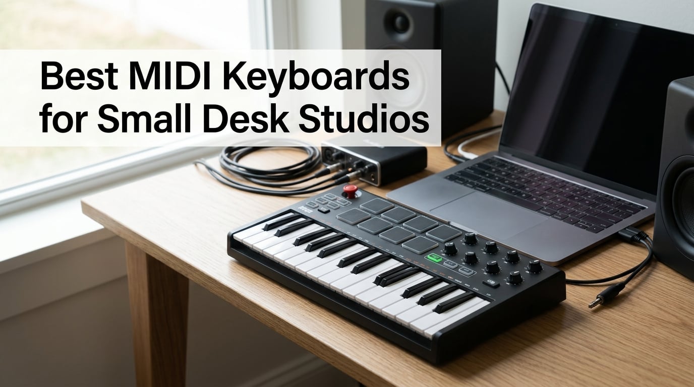 Best MIDI Keyboards for Small Desk Studios