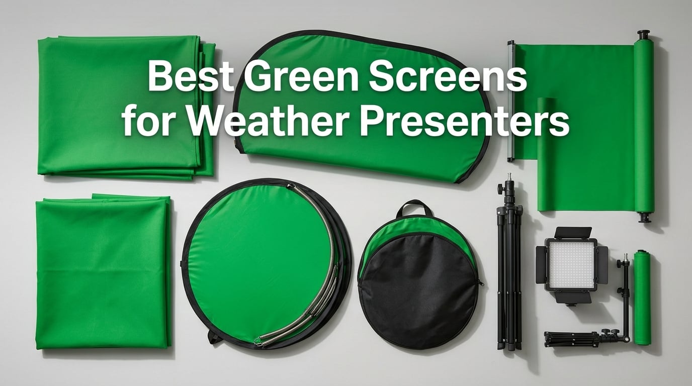 Best Green Screens for Weather Presenters