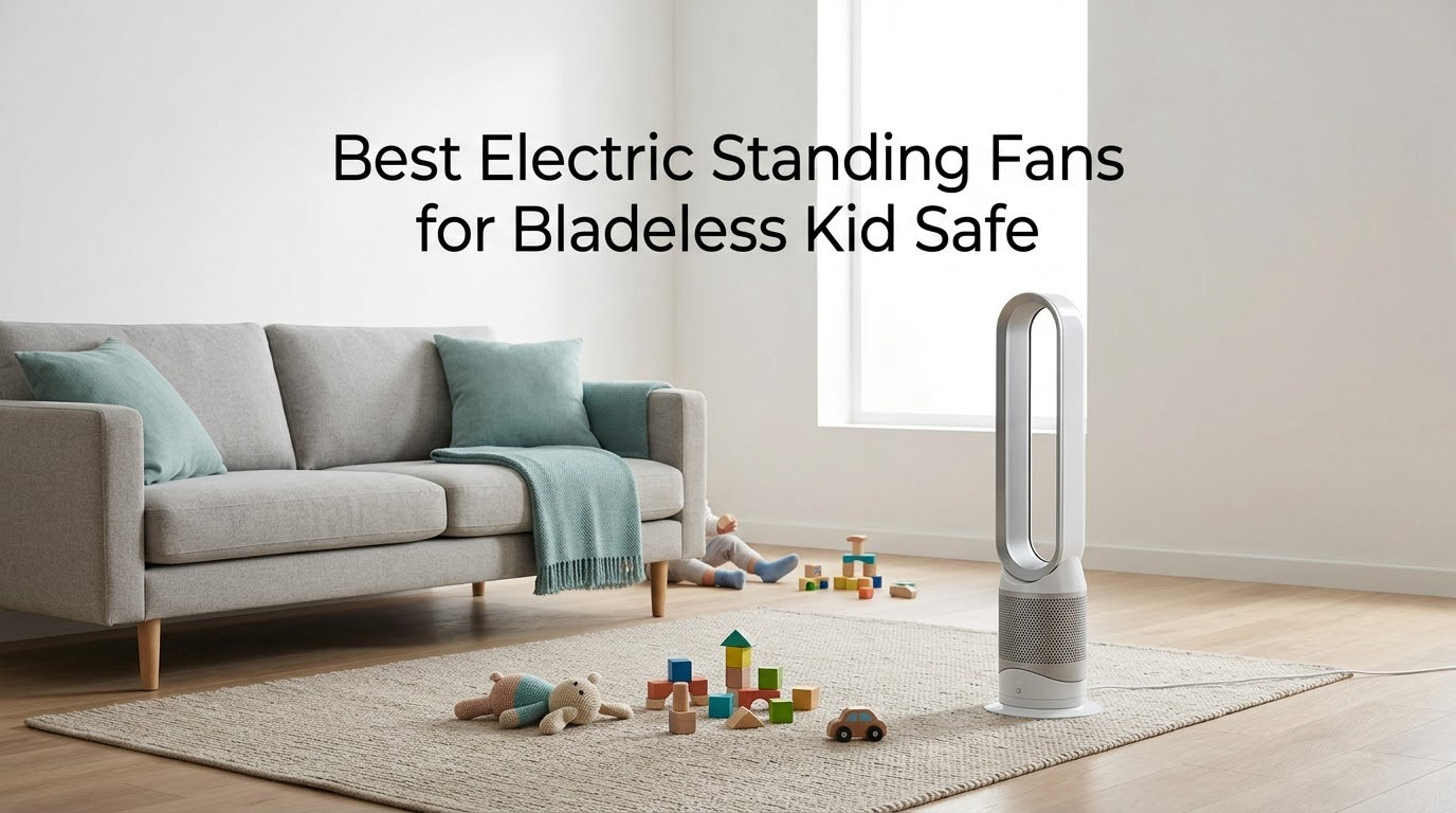 Best Electric Standing Fans for Bladeless Kid Safe