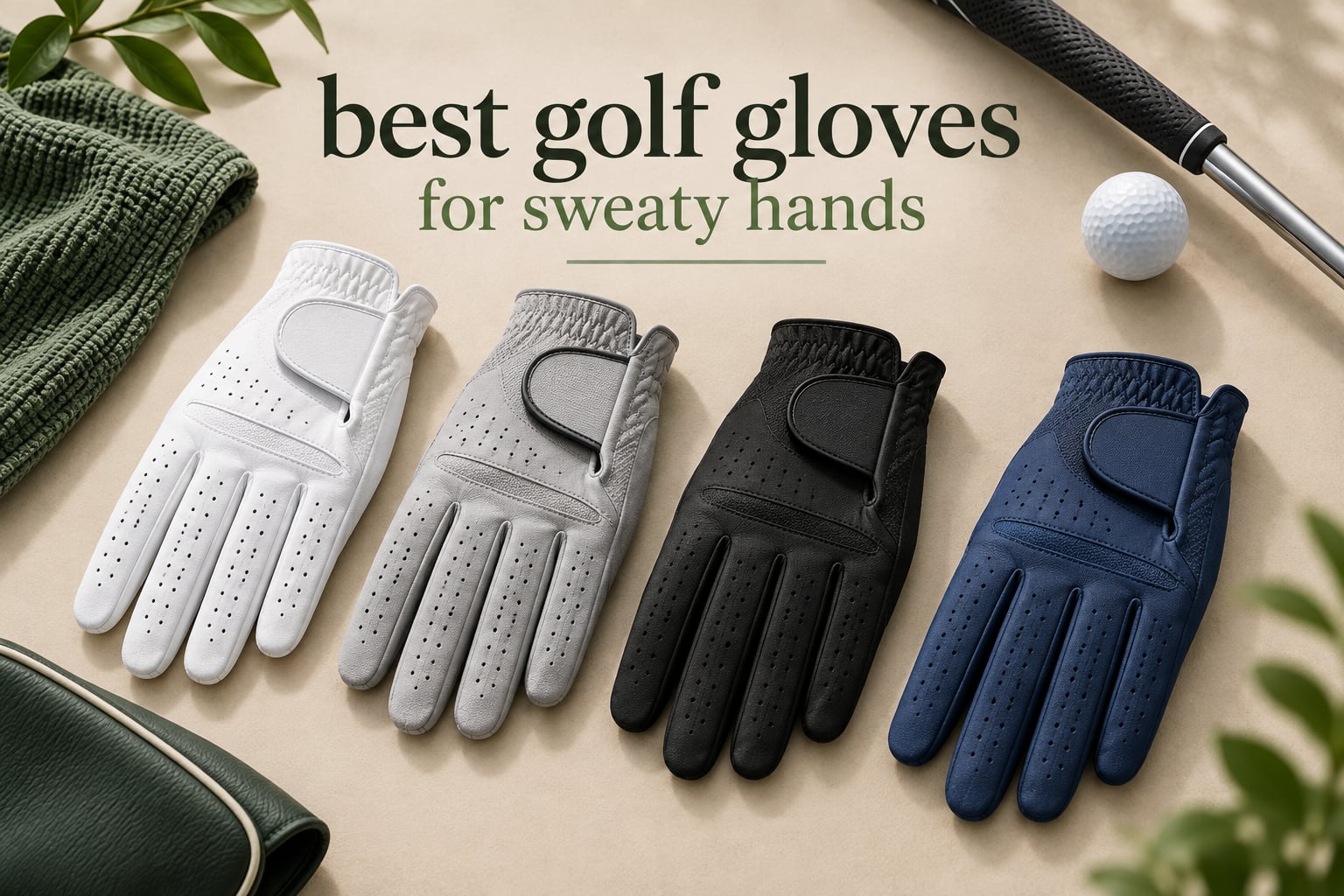 best golf gloves for sweaty hands
