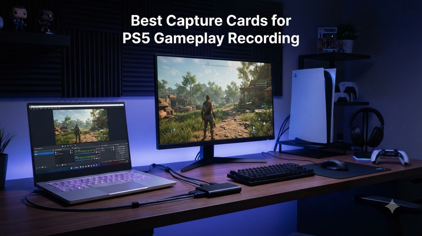 Best Capture Cards for PS5 Gameplay Recording