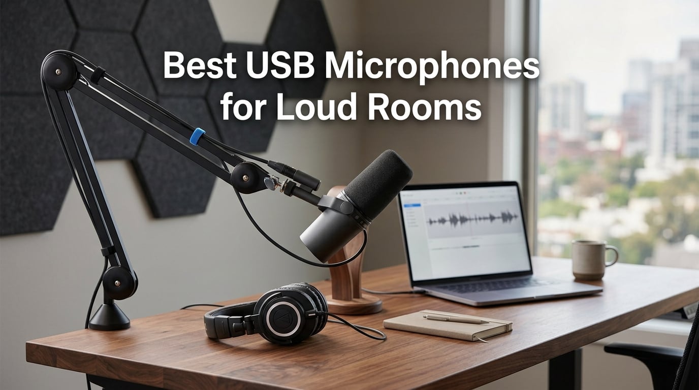 Best USB Microphones for Loud Rooms