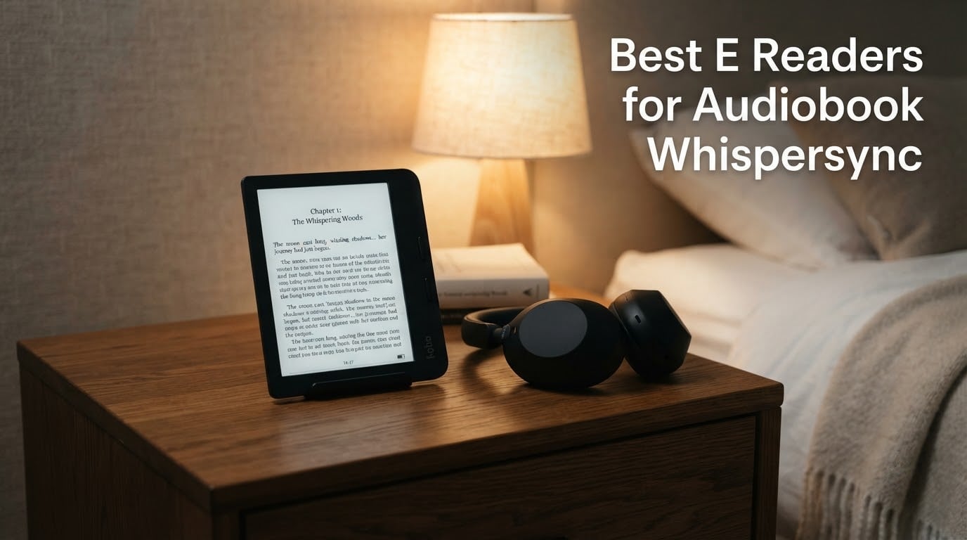 Best E Readers for Audiobook Whispersync