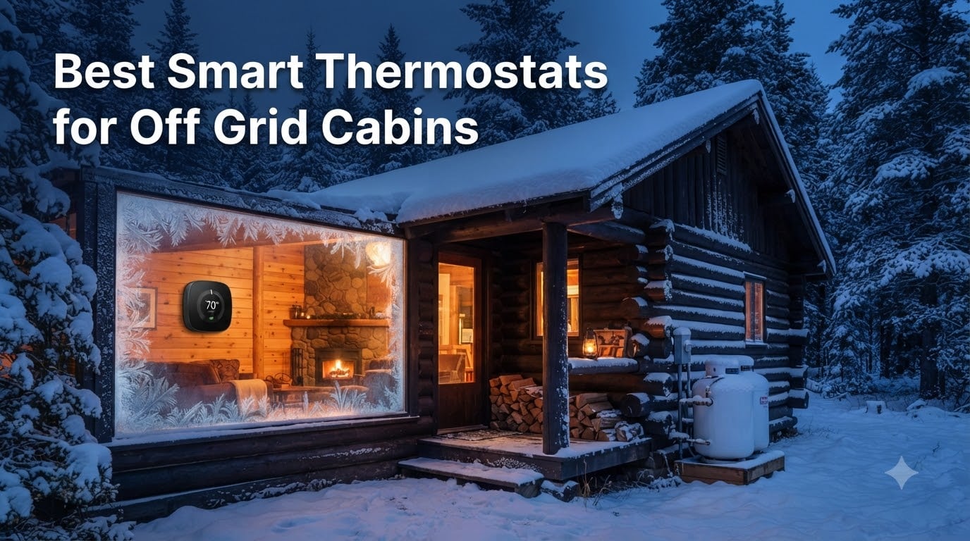 Best Smart Thermostats for Off Grid Cabins