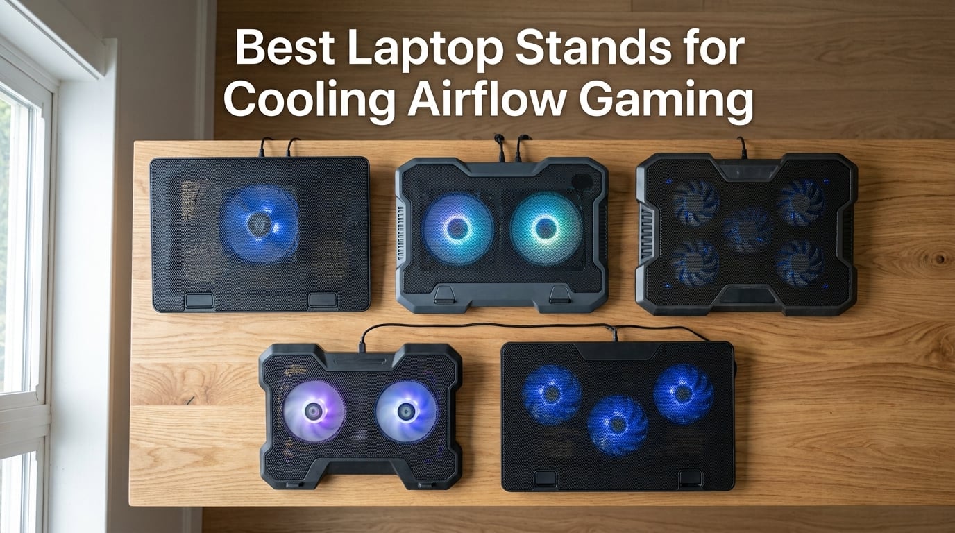 Best Laptop Stands for Cooling Airflow Gaming
