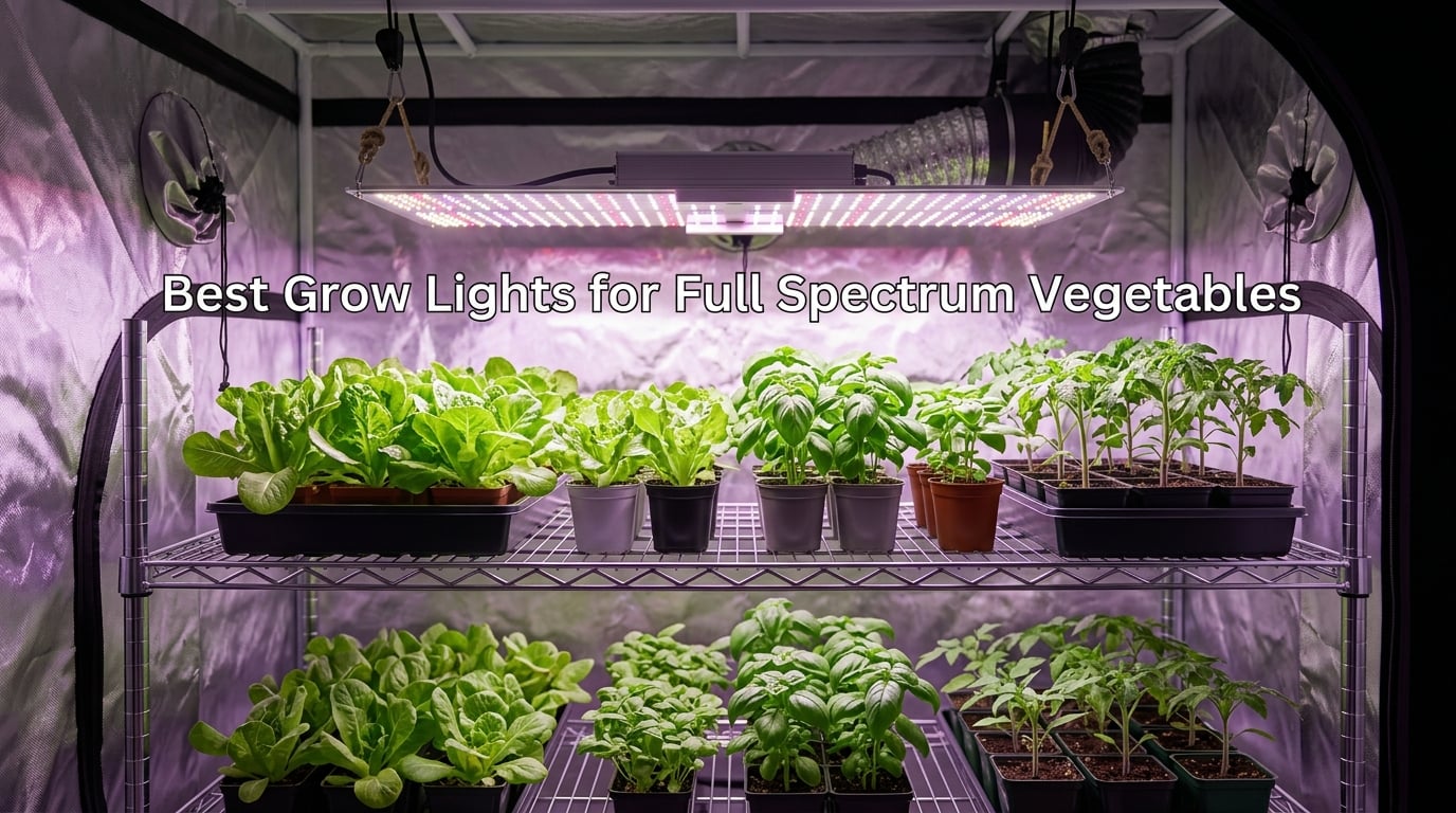 Best Grow Lights for Full Spectrum Vegetables