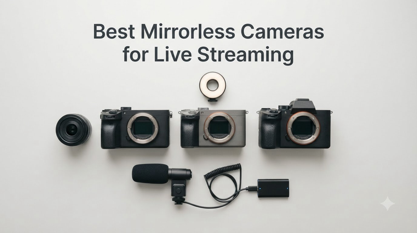 Best Mirrorless Cameras for Live Streaming