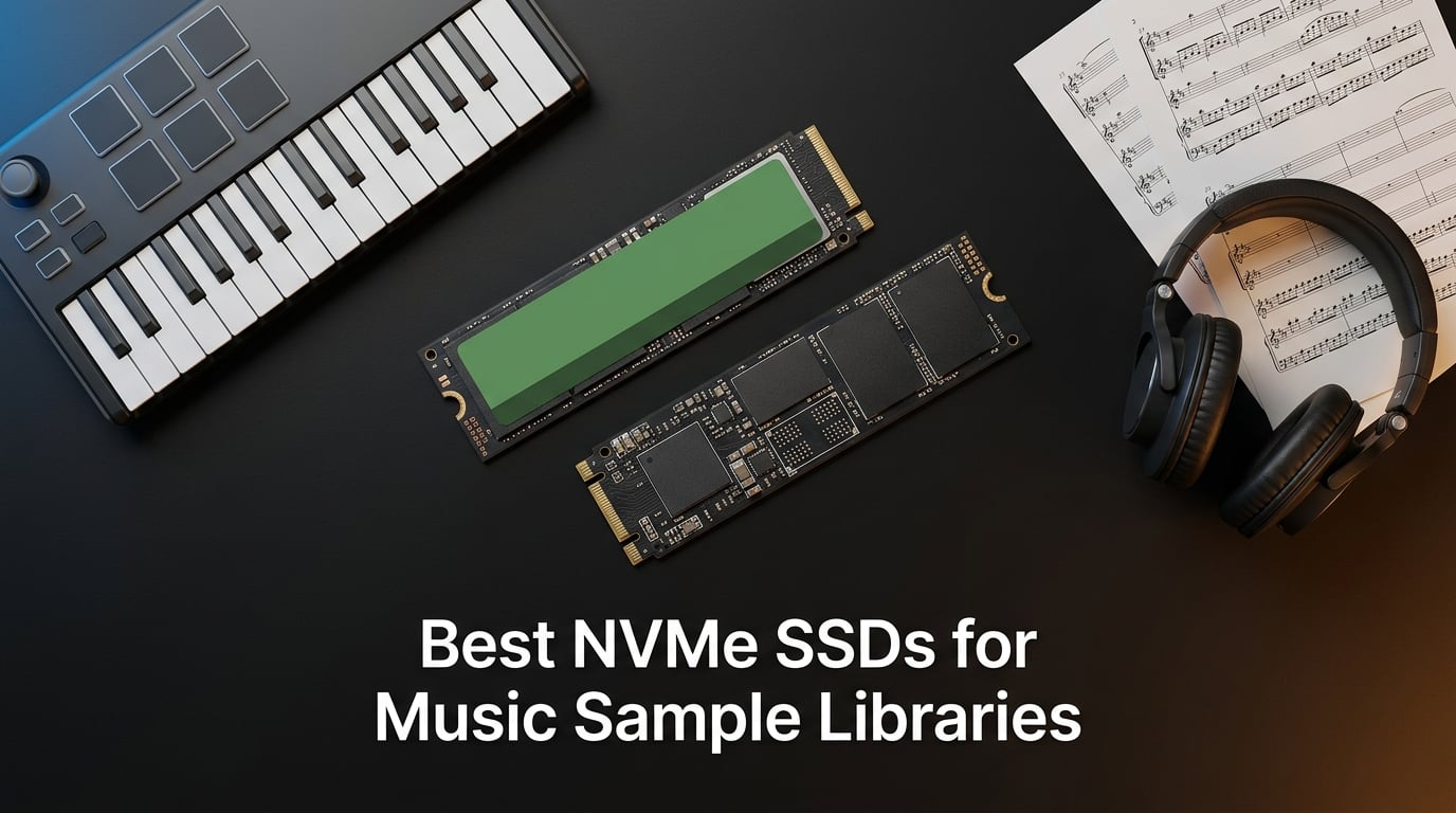 Best NVMe SSDs for Music Sample Libraries