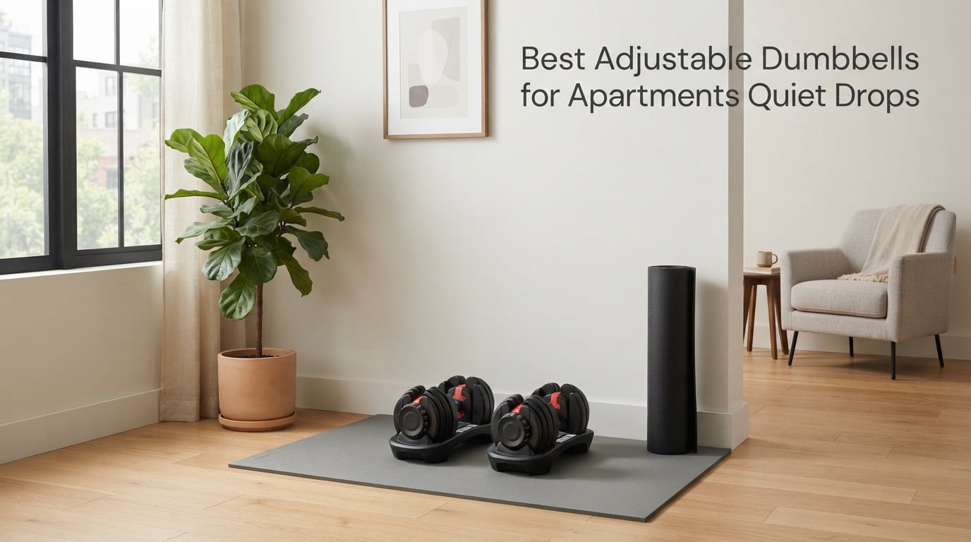 Best Adjustable Dumbbells for Apartments Quiet Drops