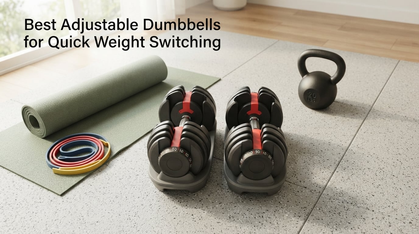 Best Adjustable Dumbbells for Quick Weight Switching
