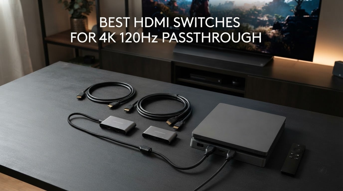 Best HDMI Switches for 4K 120Hz Passthrough