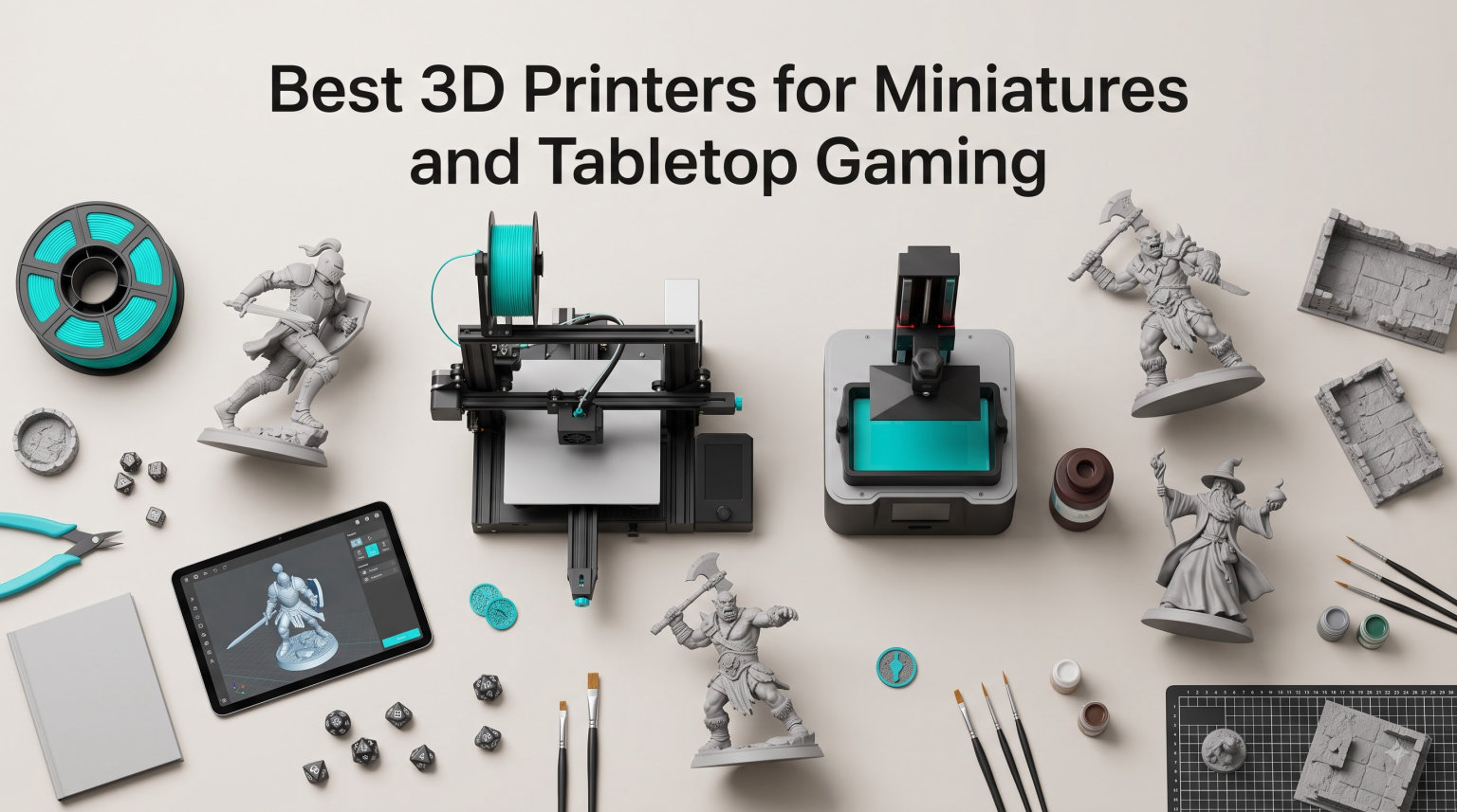 Best 3D Printers for Miniatures and Tabletop Gaming