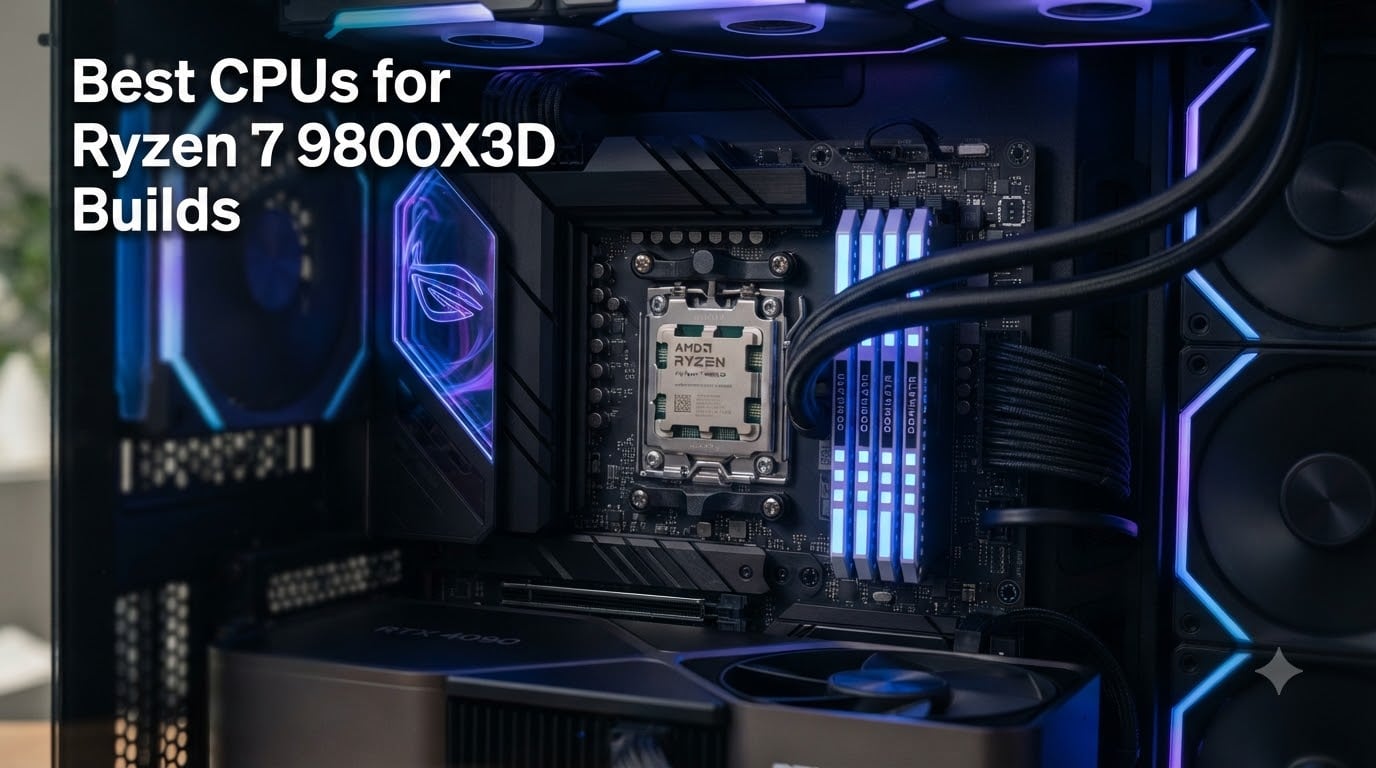Best CPUs for Ryzen 7 9800X3D Builds