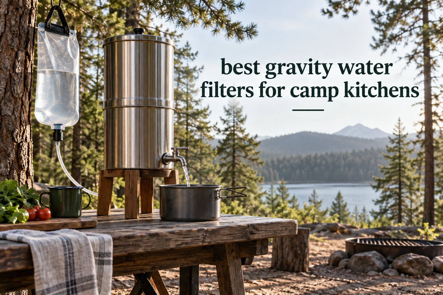 best gravity water filters for camp kitchens